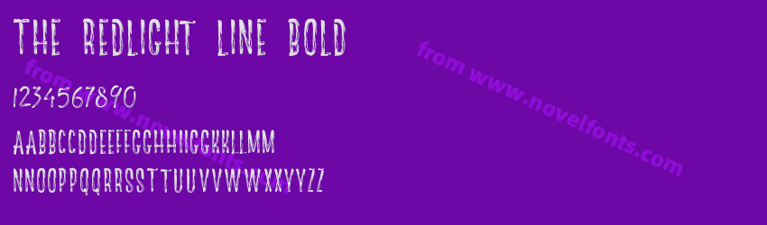 The Redlight Line BoldPreview The Redlight Line BoldPreview