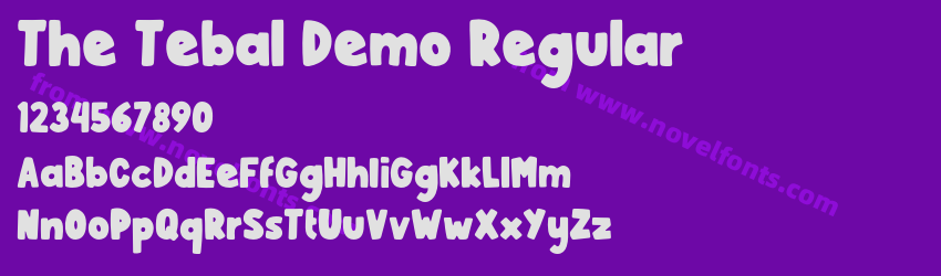 The Tebal Demo RegularPreview The Tebal Demo RegularPreview