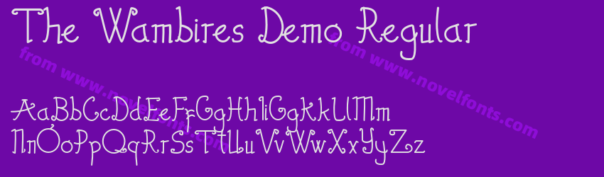 The Wambires Demo RegularPreview The Wambires Demo RegularPreview