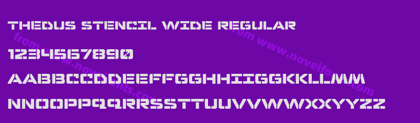 Thedus Stencil Wide RegularPreview