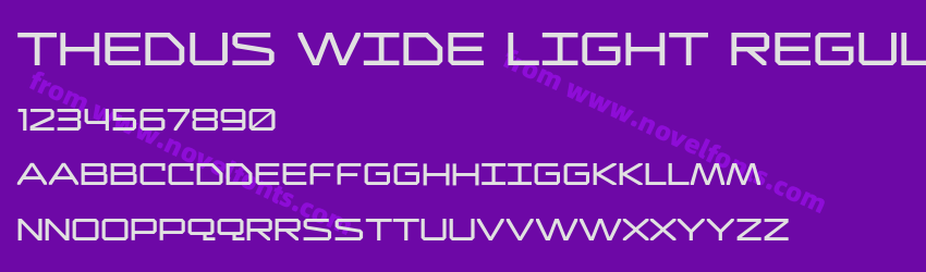 Thedus Wide Light RegularPreview Thedus Wide Light RegularPreview