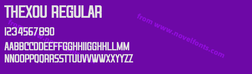 Thexou RegularPreview Thexou RegularPreview