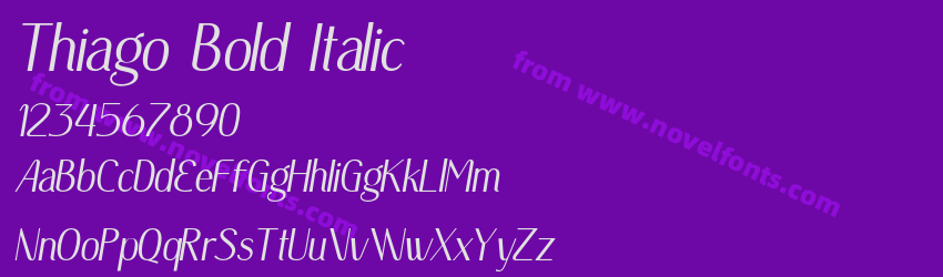 Thiago Bold ItalicPreview Thiago Bold ItalicPreview