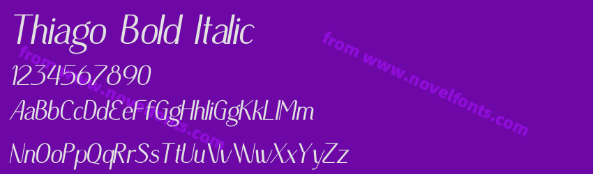 Thiago Bold ItalicPreview Thiago Bold ItalicPreview