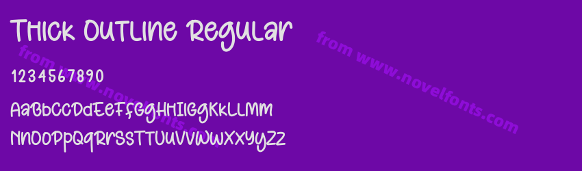 Thick Outline RegularPreview Thick Outline RegularPreview