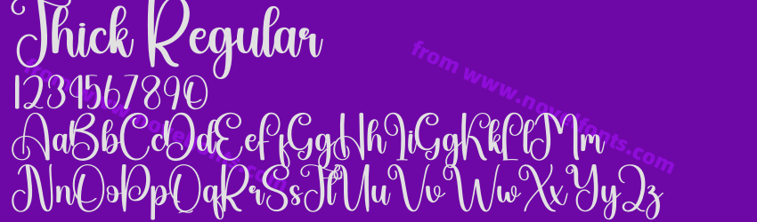 Thick RegularPreview Thick RegularPreview