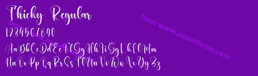 Thicky RegularPreview Thicky RegularPreview