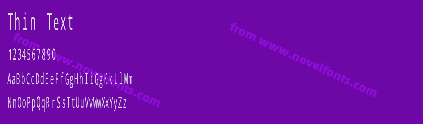 Thin TextPreview Thin TextPreview