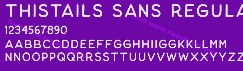 Thistails Sans RegularPreview Thistails Sans RegularPreview
