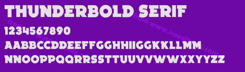 Thunderbold SerifPreview Thunderbold SerifPreview