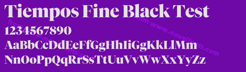 Tiempos Fine Black TestPreview Tiempos Fine Black TestPreview