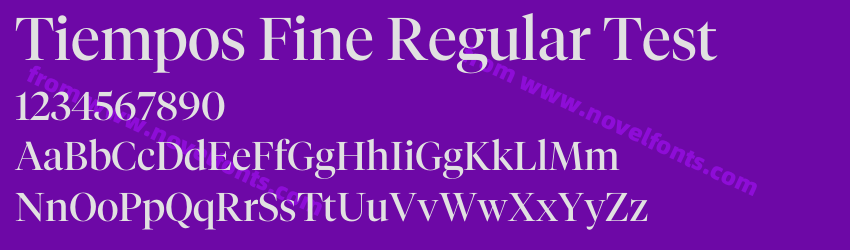 Tiempos Fine Regular TestPreview Tiempos Fine Regular TestPreview