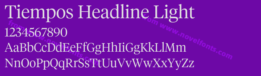 Tiempos Headline LightPreview Tiempos Headline LightPreview