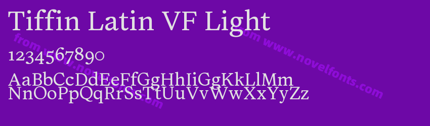 Tiffin Latin VF LightPreview Tiffin Latin VF LightPreview