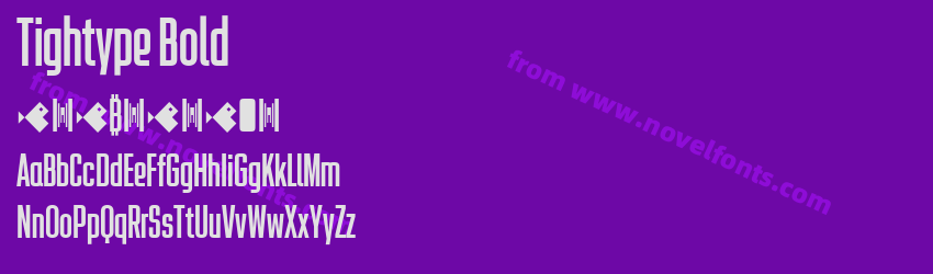 Tightype BoldPreview Tightype BoldPreview