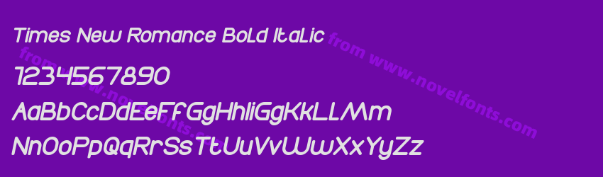 Times New Romance Bold ItalicPreview Times New Romance Bold ItalicPreview