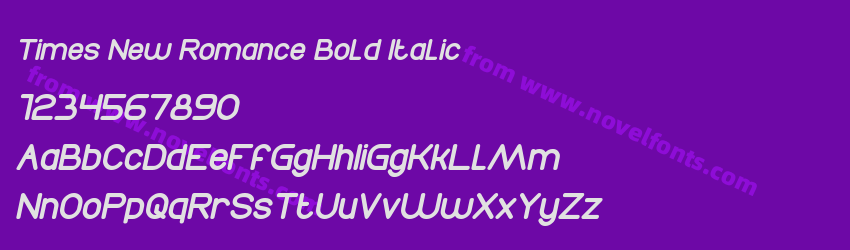 Times New Romance Bold ItalicPreview Times New Romance Bold ItalicPreview