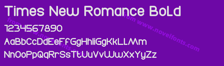Times New Romance BoldPreview Times New Romance BoldPreview