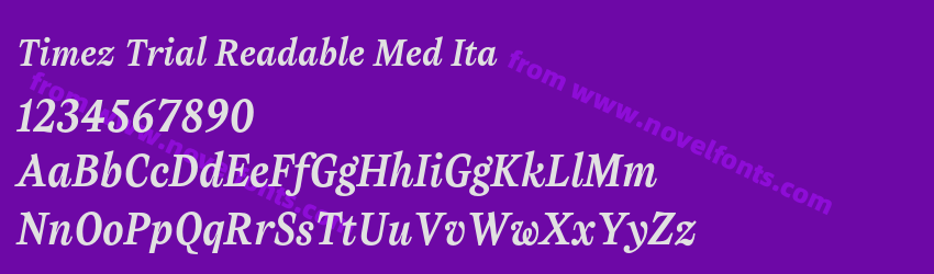 Timez Trial Readable Med ItaPreview Timez Trial Readable Med ItaPreview