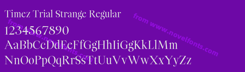 Timez Trial Strange RegularPreview Timez Trial Strange RegularPreview