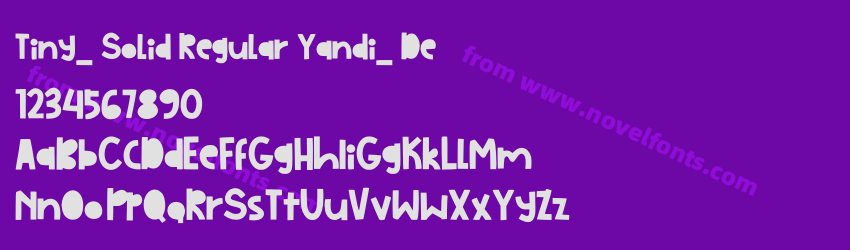 Tiny_ Solid Regular Yandi_ DePreview Tiny_ Solid Regular Yandi_ DePreview