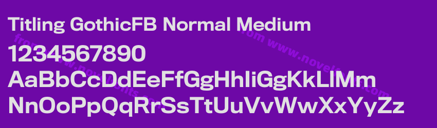 Titling GothicFB Normal MediumPreview Titling GothicFB Normal MediumPreview