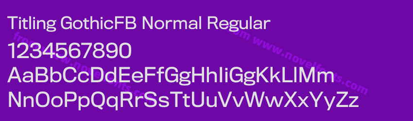 Titling GothicFB Normal RegularPreview Titling GothicFB Normal RegularPreview