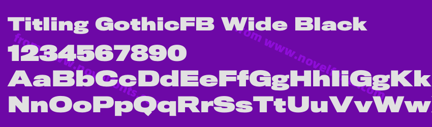 Titling GothicFB Wide BlackPreview Titling GothicFB Wide BlackPreview