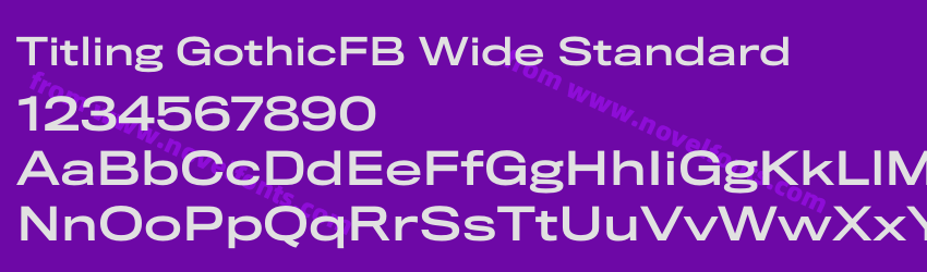 Titling GothicFB Wide StandardPreview Titling GothicFB Wide StandardPreview