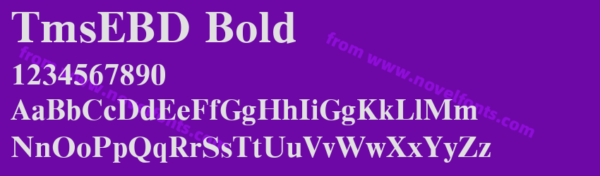 TmsEBD BoldPreview TmsEBD BoldPreview