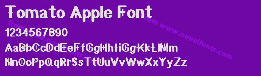 Tomato Apple FontPreview Tomato Apple FontPreview