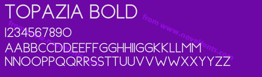 Topazia BoldPreview Topazia BoldPreview