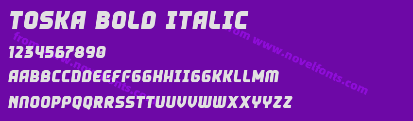 Toska Bold ItalicPreview Toska Bold ItalicPreview