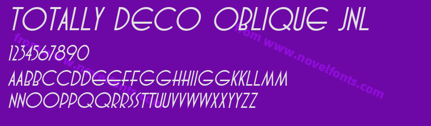 Totally Deco ObliqueJNLPreview Totally Deco ObliqueJNLPreview