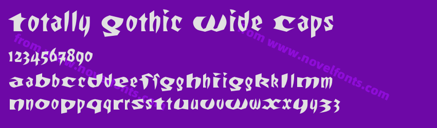 Totally Gothic Wide CapsPreview Totally Gothic Wide CapsPreview