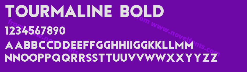 Tourmaline BoldPreview Tourmaline BoldPreview