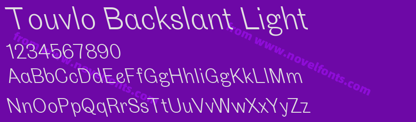 Touvlo Backslant LightPreview Touvlo Backslant LightPreview