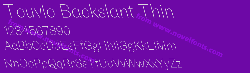 Touvlo Backslant ThinPreview Touvlo Backslant ThinPreview