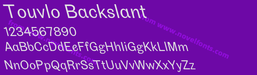 Touvlo BackslantPreview Touvlo BackslantPreview
