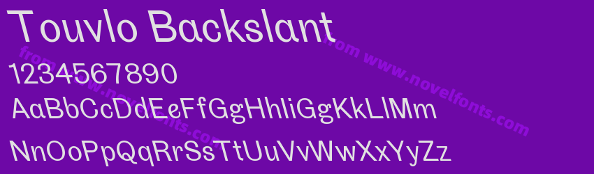 Touvlo BackslantPreview Touvlo BackslantPreview