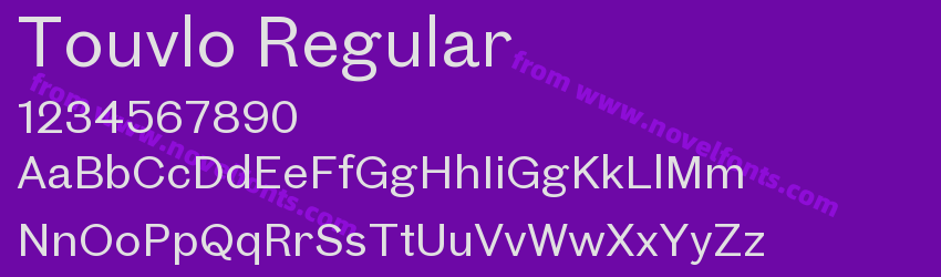 Touvlo RegularPreview Touvlo RegularPreview