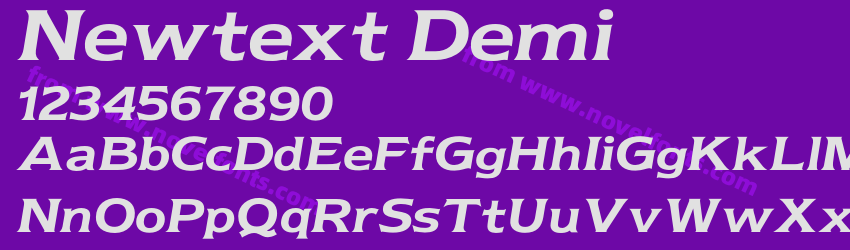 Newtext DemiPreview