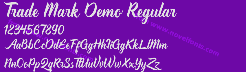 Trade Mark Demo RegularPreview Trade Mark Demo RegularPreview