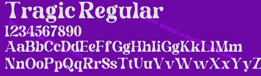 Tragic RegularPreview Tragic RegularPreview