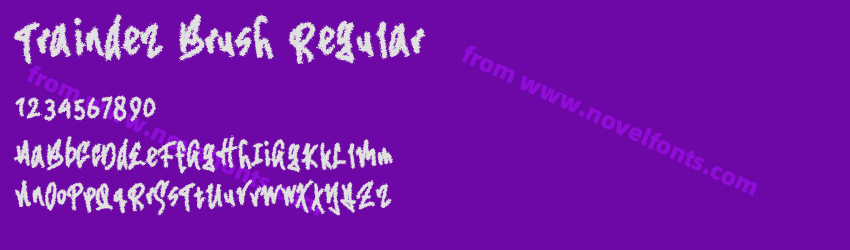 Traindez Brush RegularPreview Traindez Brush RegularPreview