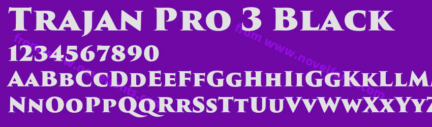 Trajan Pro 3 BlackPreview Trajan Pro 3 BlackPreview