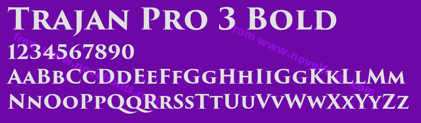 Trajan Pro 3 BoldPreview Trajan Pro 3 BoldPreview
