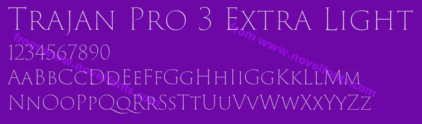 Trajan Pro 3 Extra LightPreview Trajan Pro 3 Extra LightPreview