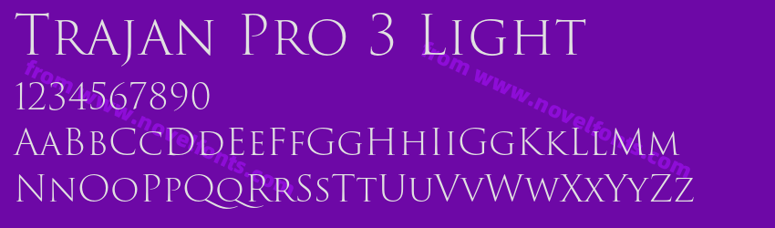 Trajan Pro 3 LightPreview Trajan Pro 3 LightPreview
