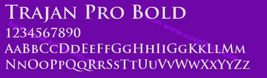 Trajan Pro BoldPreview Trajan Pro BoldPreview